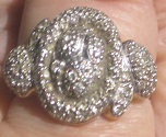 M816M Ring 1.01 ct Diamonds 14K-585 Gold.Takst-Valuation N.Kr 22 000